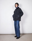 BRIXTOL TEXTILES - DAVONNA QUILTED COAT - BLACK - FW26