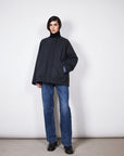 BRIXTOL TEXTILES - DAVONNA QUILTED COAT - BLACK - FW26