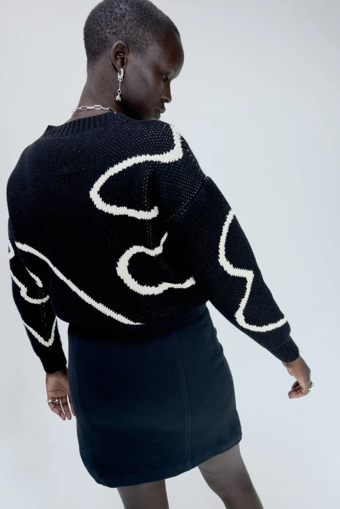 EVE GRAVEL - TRICOT DENVER - NOIR - AH23