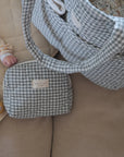 DANS LE SAC - QUILTED POUCH - GINGHAM COLLECTION