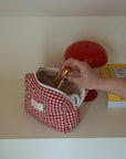 DANS LE SAC - QUILTED POUCH - GINGHAM COLLECTION