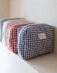 DANS LE SAC - QUILTED POUCH - GINGHAM COLLECTION