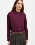 SKALL STUDIO - CHEMISE EDGAR - AUBERGINE - AH26
