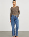 SKALL STUDIO - HAUT EDIE - BRUN MÉLANGE - AH24