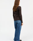 SKALL STUDIO - BLOUSE EDIE - BRUN FONCÉ - AH25