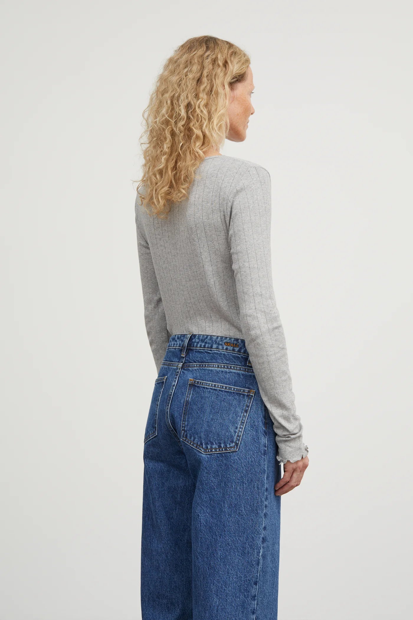 SKALL STUDIO - HAUT EDIE - MÉLANGE GRIS FONCÉ