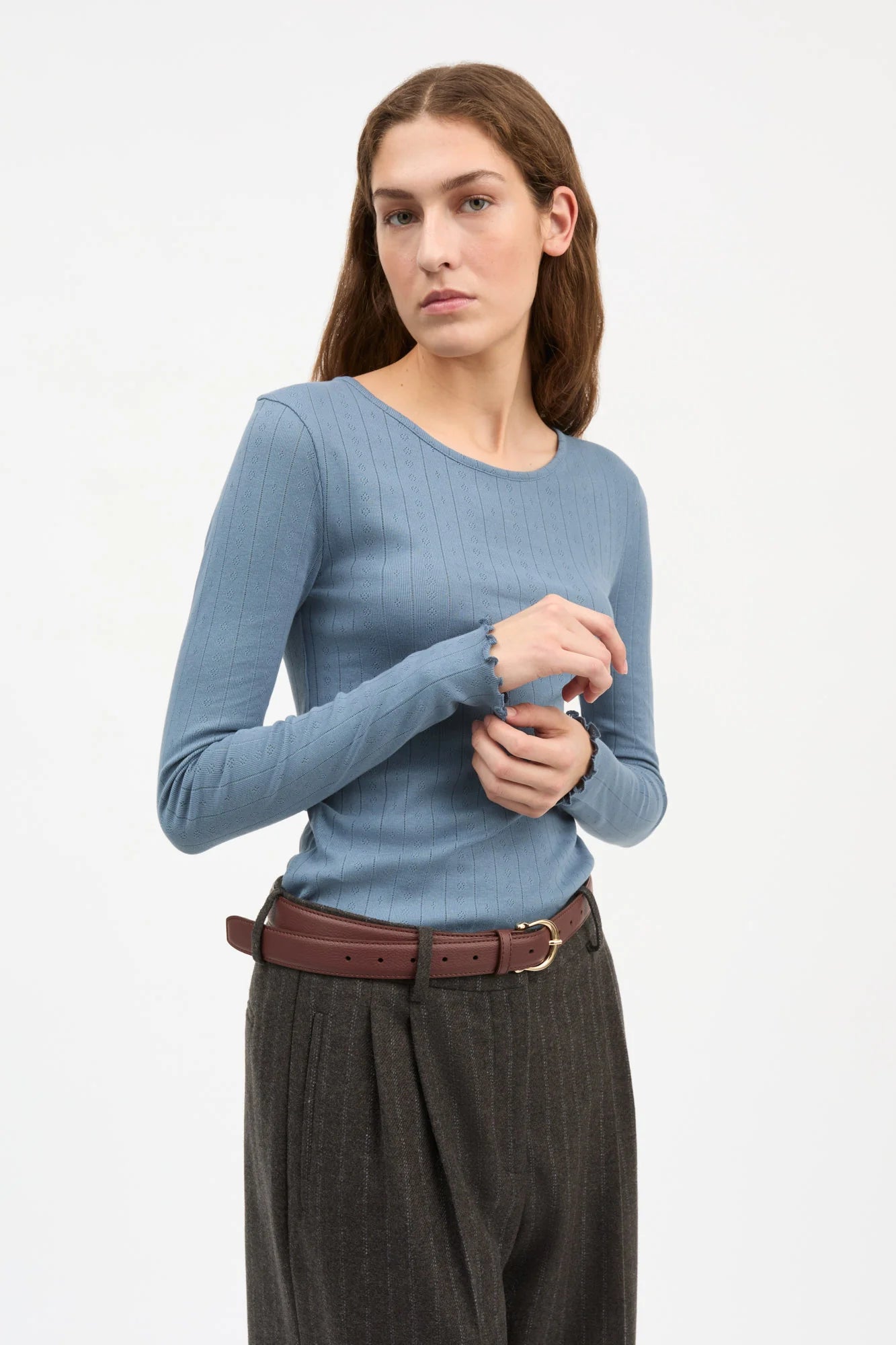 SKALL STUDIO - HAUT EDIE - BLEU DÉLAVÉ