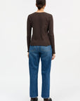 SKALL STUDIO - EDIE CARDIGAN - DARK BROWN - FW25