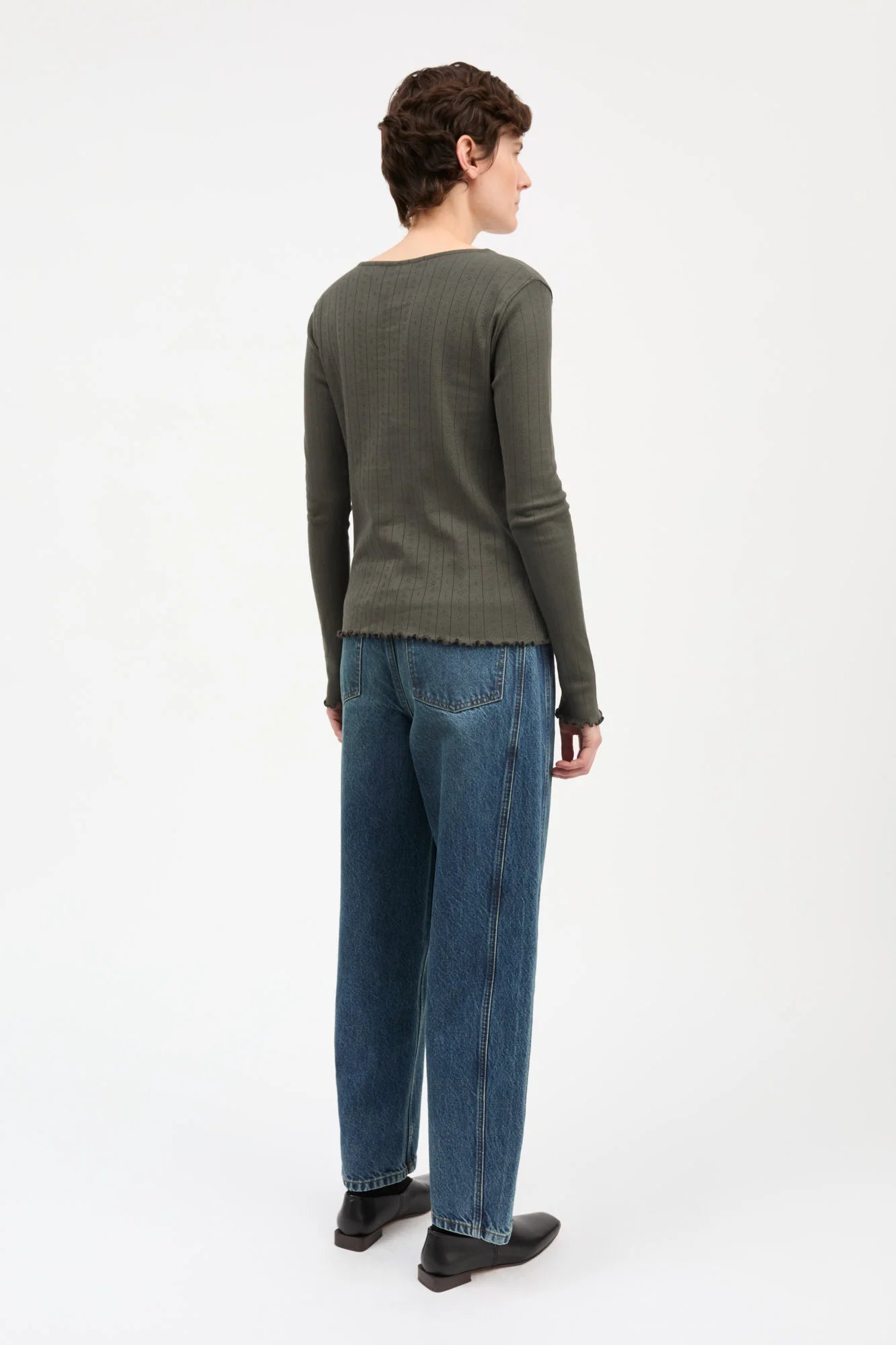 SKALL STUDIO - CARDIGAN EDIE - VERT FONCÉ