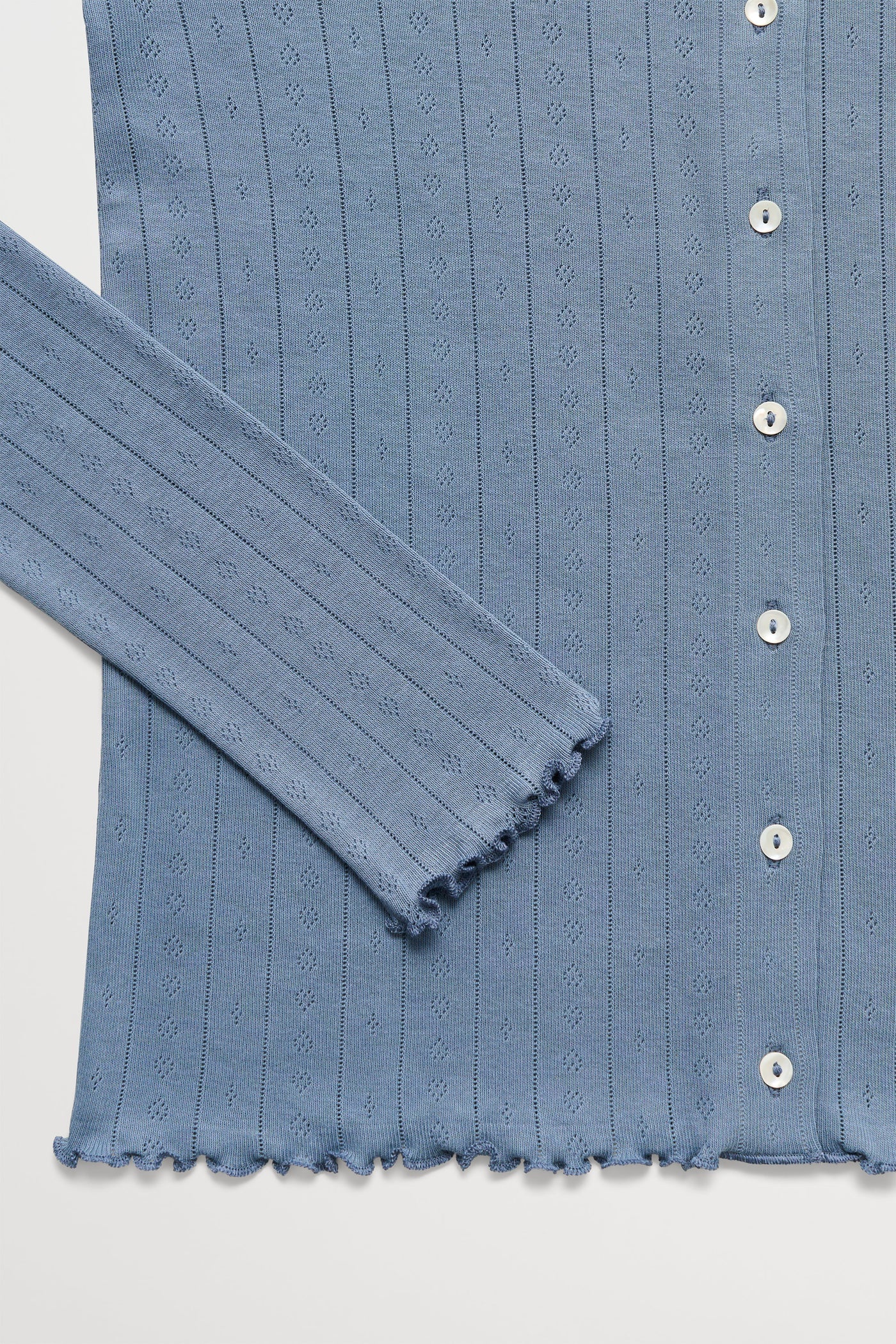SKALL STUDIO - CARDIGAN EDIE - BLEU DÉLAVÉ