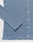 SKALL STUDIO - CARDIGAN EDIE - BLEU DÉLAVÉ