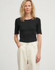 SKALL STUDIO - T-SHIRT EDIE - NOIR - PA26