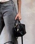 ELEVEN THIRTY - KATIE MINI BAG - BLACK LEATHER