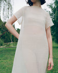 RITA ROW - FOLIAE DRESS - BEIGE - SS25
