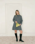 A BRONZE AGE - FAYE DRESS - CARTER PLAID - FW25