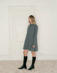 A BRONZE AGE - FAYE DRESS - CARTER PLAID - FW25