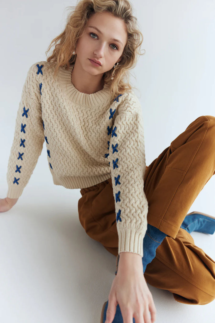 EVE GRAVEL - TRICOT GREENLAND - IVOIRE - AH23