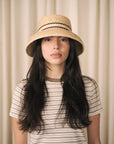 HEIRLOOM - GARDENIA - CHAPEAU DE PAILLE EN FORME DE DÔME
