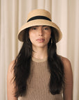 HEIRLOOM - GARDENIA - CHAPEAU DE PAILLE EN FORME DE DÔME