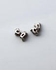 HOUSE OF HUDSON - CLUSTER STUDS - RED GARNET