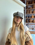 HEIRLOOM - CASQUETTE GAZETTE - CARREAUX NOIRS