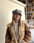 HEIRLOOM - CASQUETTE GAZETTE - CARREAUX NOIRS