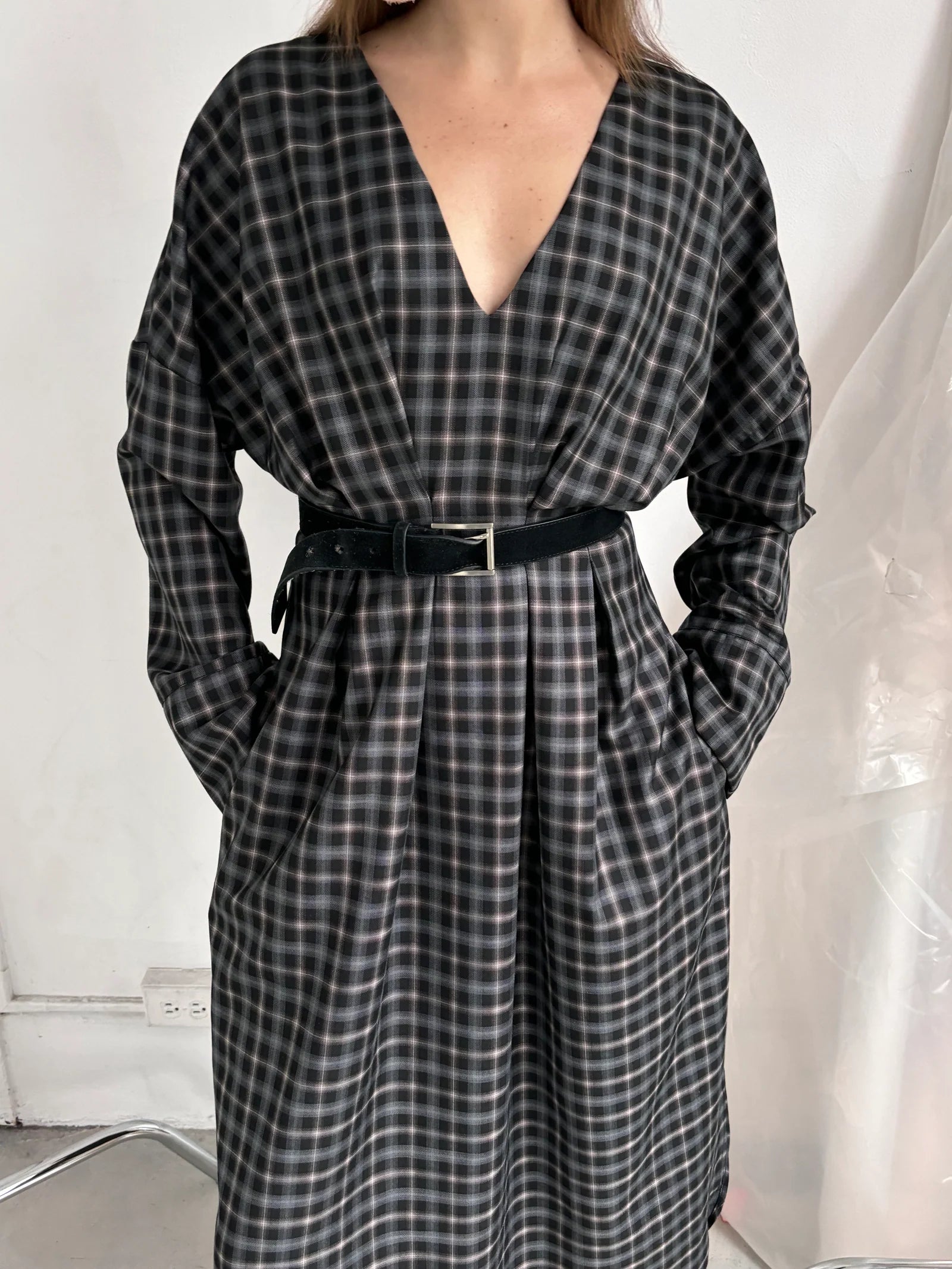 A BRONZE AGE - ROBE GRAMERCY - CHELSEA PLAID - AH26