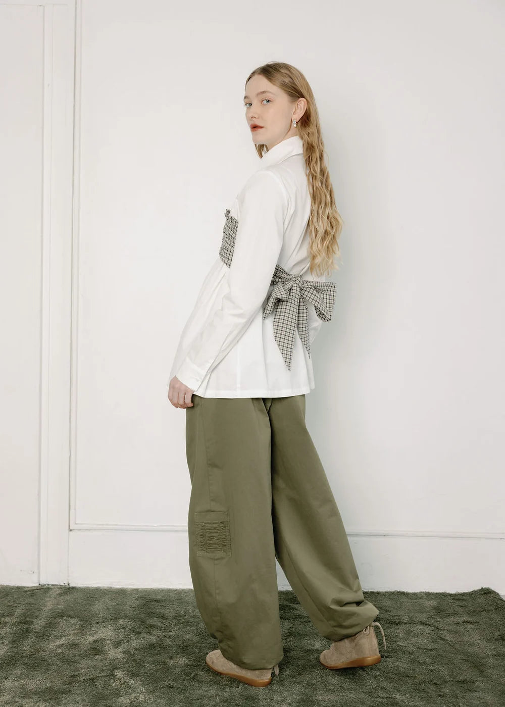 A BRONZE AGE - PANTALON GREENWICH - ARMY TWILL - AH26