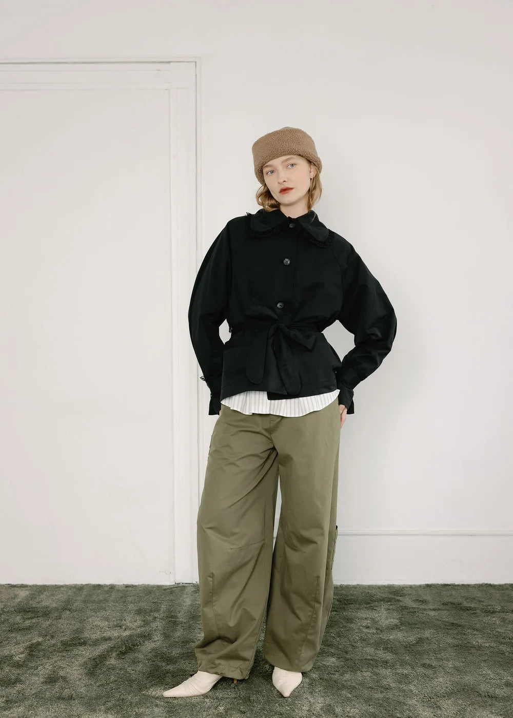 A BRONZE AGE - PANTALON GREENWICH - ARMY TWILL - AH26