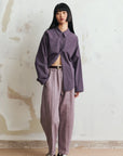 EVE GRAVEL - CHEMISE HAROLD - EGGPLANT - AH26