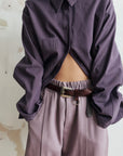EVE GRAVEL - CHEMISE HAROLD - EGGPLANT - AH26