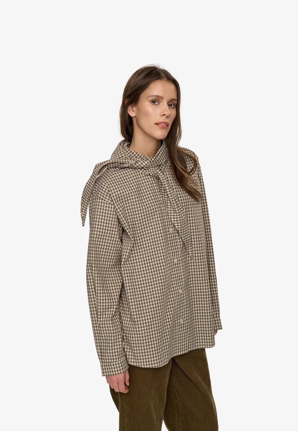 MINIMUM - CHEMISE HARPER - TEAK - AH26