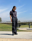 ET TIGRE - PANTALON OLLIE - DENIM NOIR ET BLEU FONCÉ - AH25