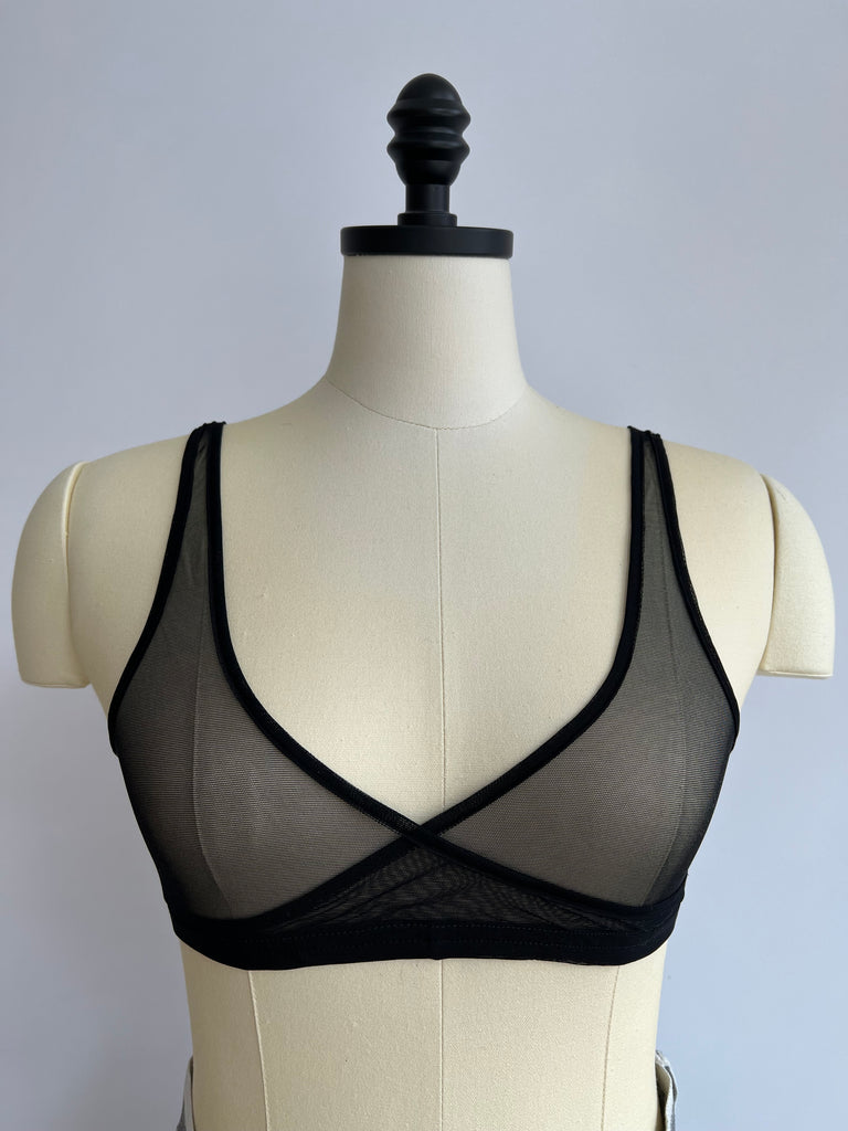 SIMONE WILD - NET WRAP BRA - BLACK – Boutique Unicorn