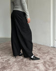 A BRONZE AGE - PANTALON GREENWICH - TWILL NOIR - AH26