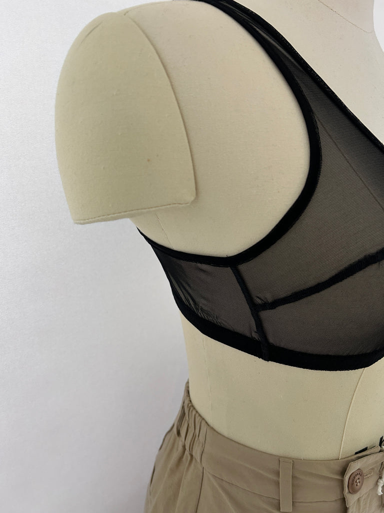 SIMONE WILD - BRALETTE AVEC COUTURE DE DIVISION - NOIR