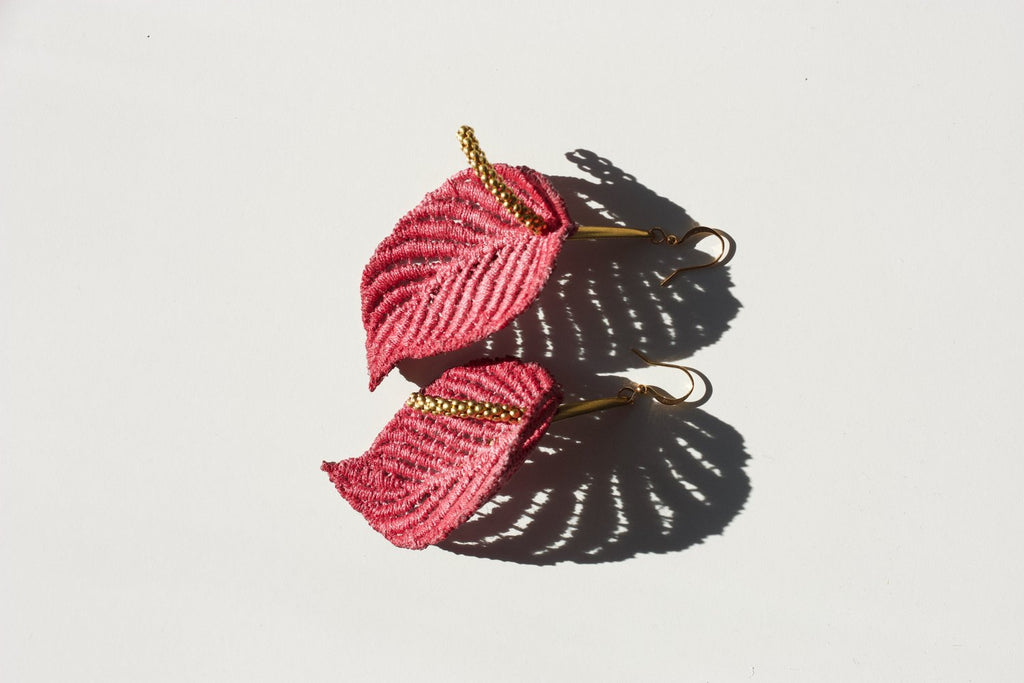 THIS ILK - ANTHURIUM EARRINGS - SMALL