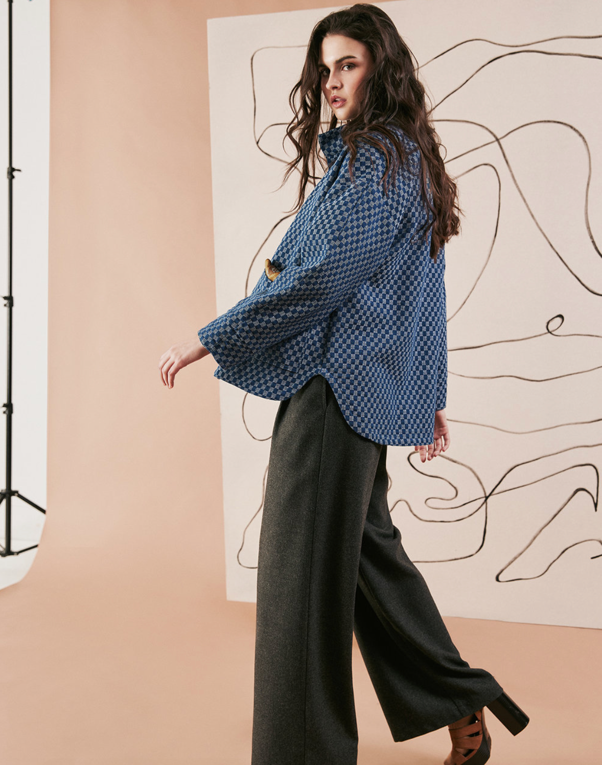 DAGG &amp; STACEY - MANTEAU NOOR - INDIGO FONCÉ - AH26