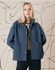 DAGG & STACEY - MANTEAU NOOR - INDIGO FONCÉ - AH26