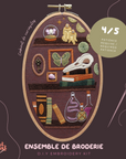 BRODÉ SERRÉ - KIT DE BRODERIE D.I.Y. - PETIT CABINET CURIOSOTÉS