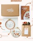 BRODÉ SERRÉ - KIT DE BRODERIE D.I.Y. - CHAMPS DE CITROUILLES