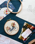 BRODÉ SERRÉ - DIY EMBROIDERY KIT - BIKE RIDE