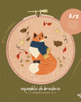 BRODÉ SERRÉ - KIT DE BRODERIE D.I.Y. - BRISE D'AUTOMNE