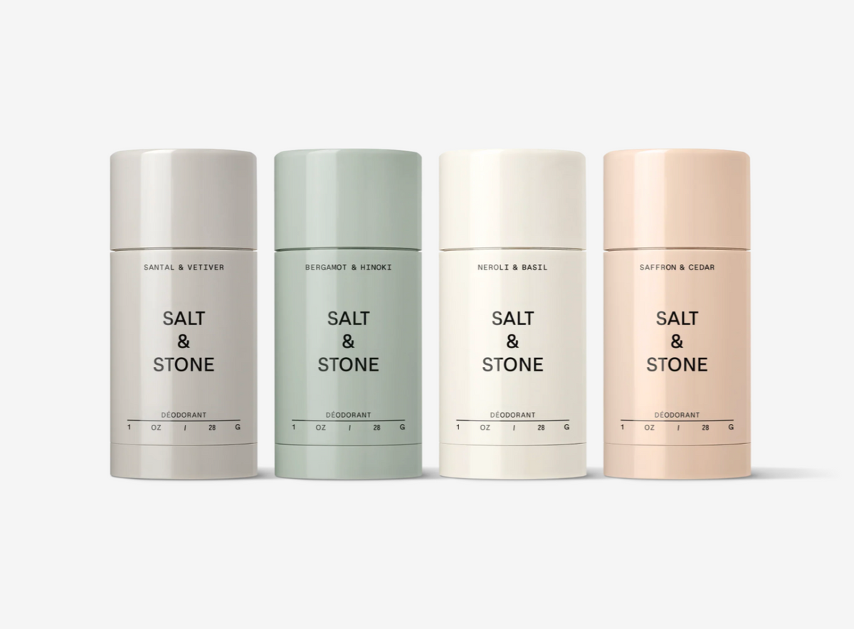 SALT &amp; STONE - ENSEMBLE MINI DÉODORANT NATUREL