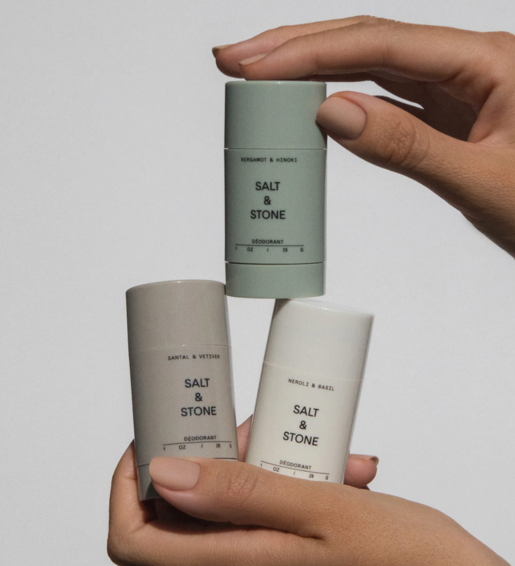 SALT &amp; STONE - ENSEMBLE MINI DÉODORANT NATUREL