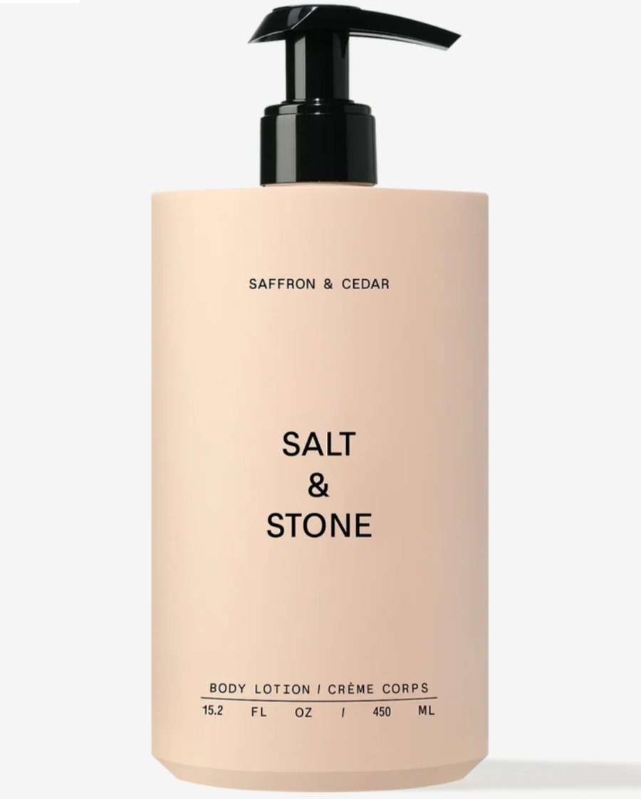 SALT &amp; STONE - LOTION POUR LE CORPS - SAFRAN ET CÈDRE 450ml