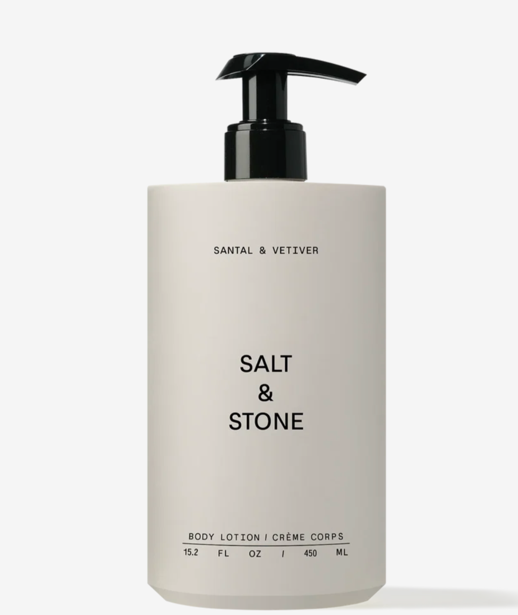 SALT &amp; STONE - LOTION POUR LE CORPS - SANTAL &amp; VETIVER 450ml