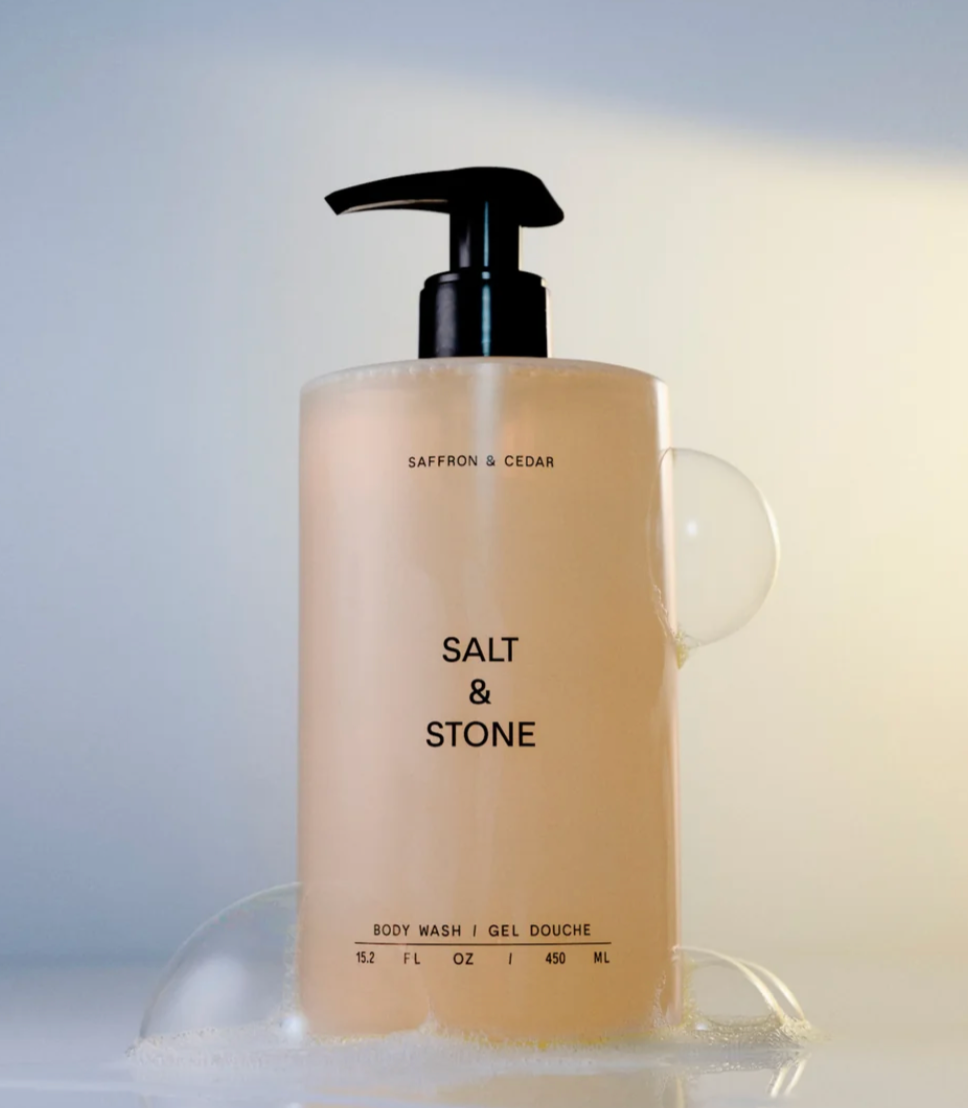 SALT &amp; STONE - NETTOYANT POUR LE CORPS - SAFRAN ET CÈDRE