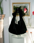 A BRONZE AGE - TOTE JOAN - VELOUR NOIR - AH25