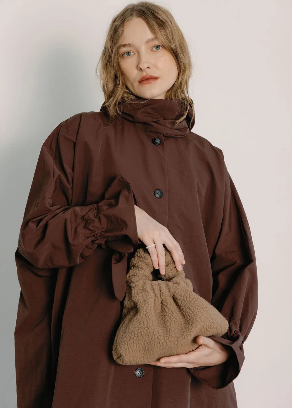 A BRONZE AGE - MANTEAU DE PLUIE JUDY - CHOCOLAT - AH26